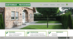 Desktop Screenshot of gartenbau-pritschow.de